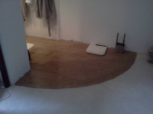 Parquet côté salle de bain