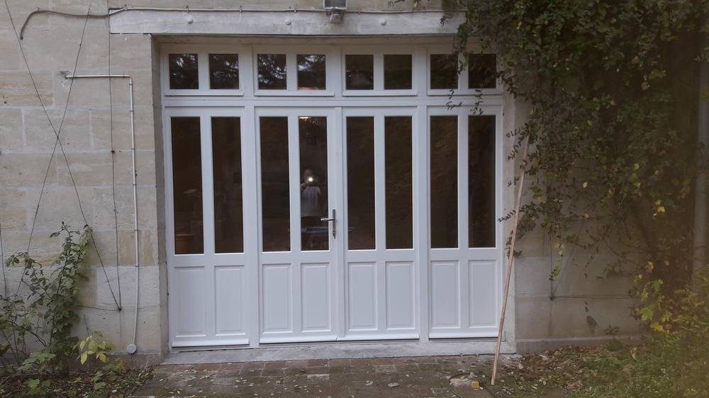 14 Ensemble bois porte et fixes adjacents