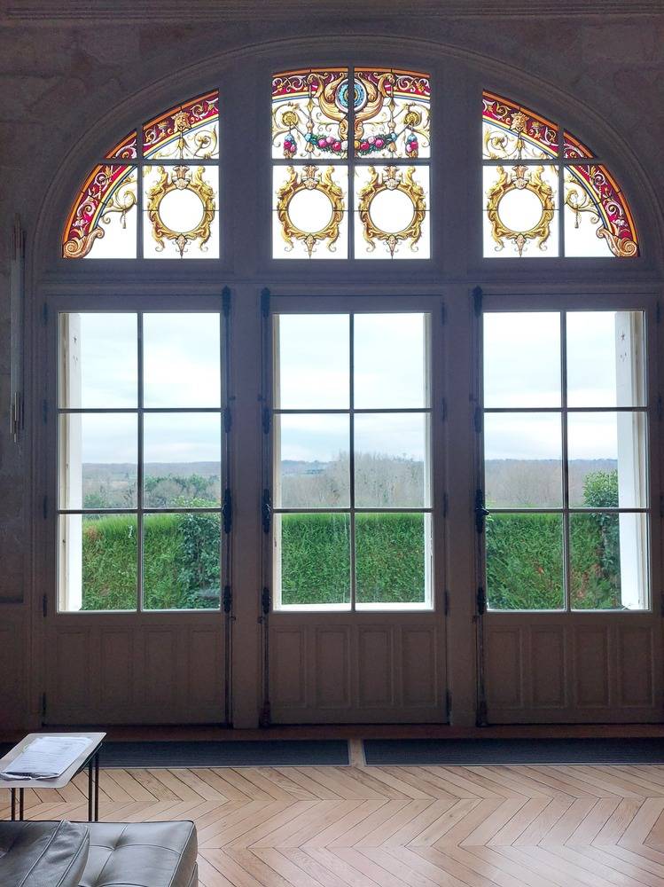 15 Ensemble bois porte et fixes adjacents