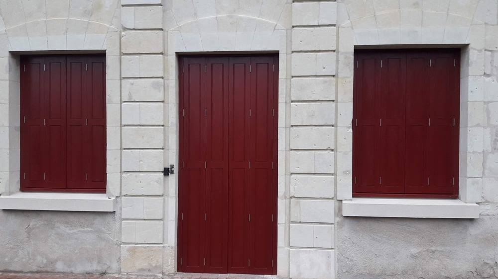 1 Volets tourangeaux bois sur mesure