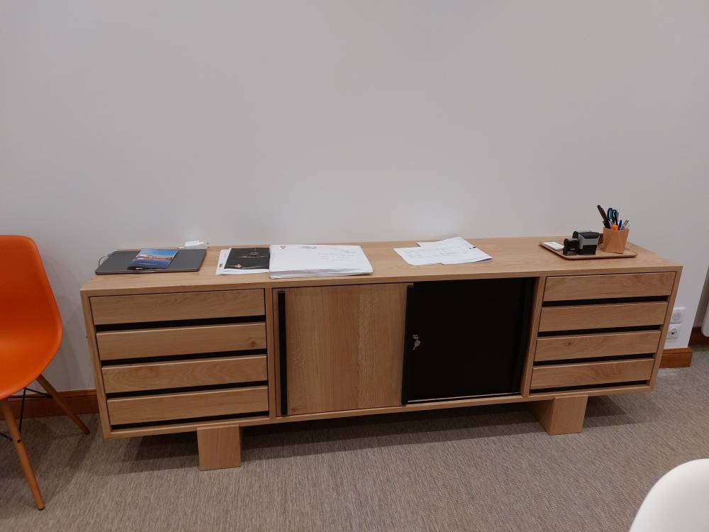 2 Buffet bas pour bureau
