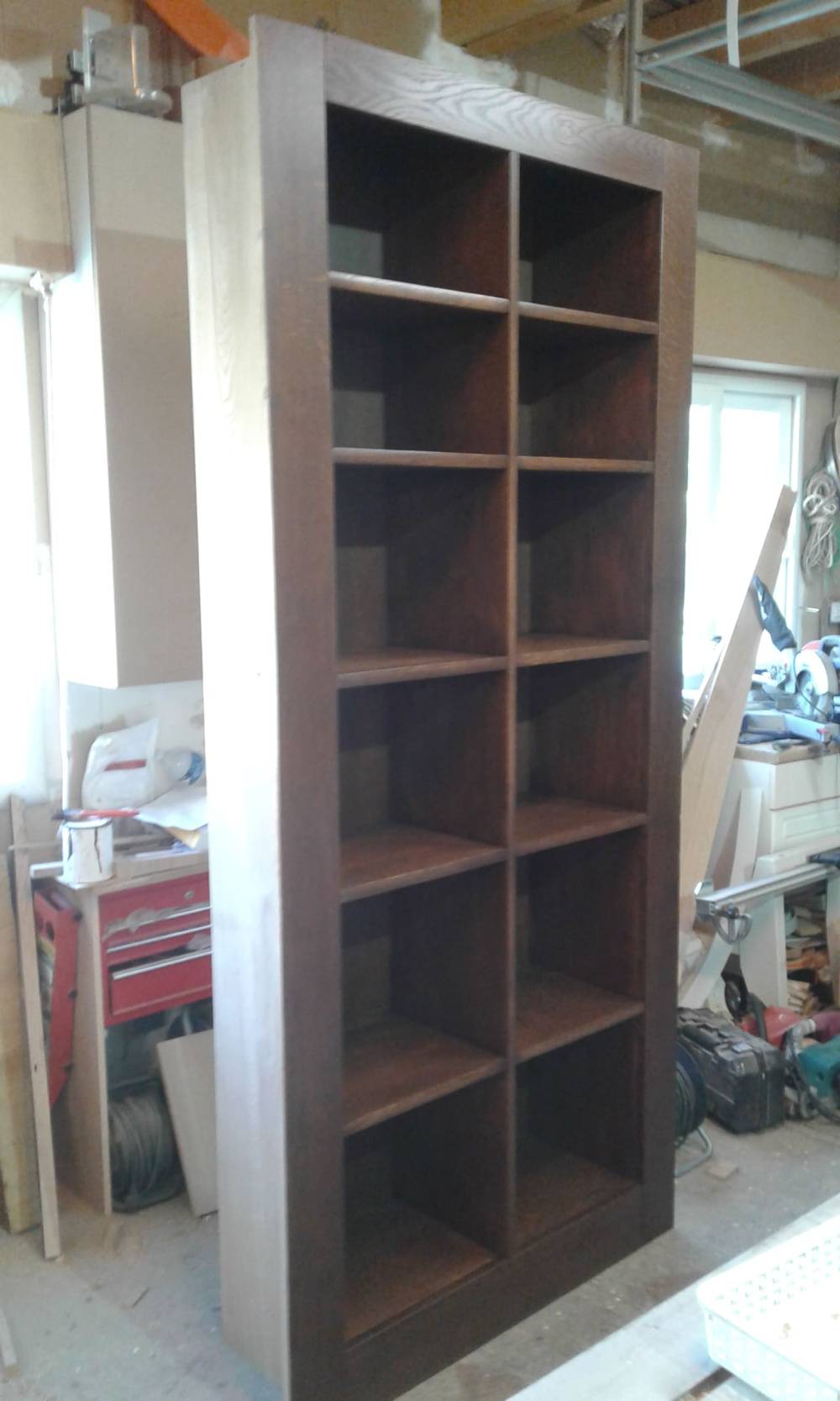10 fabrication d'une bibliothèque à encastrer